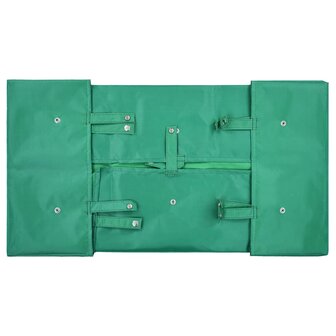 Tuinwagenvoering stof groen 2