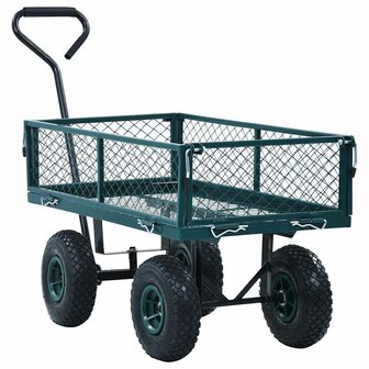 Tuinwagen 250 kg groen 2