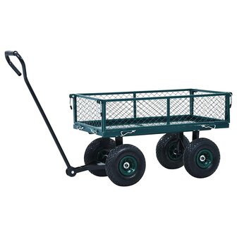 Tuinwagen 250 kg groen 3