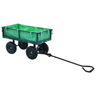 Tuinwagen 250 kg groen 6