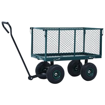 Tuinwagen 350 kg groen 5