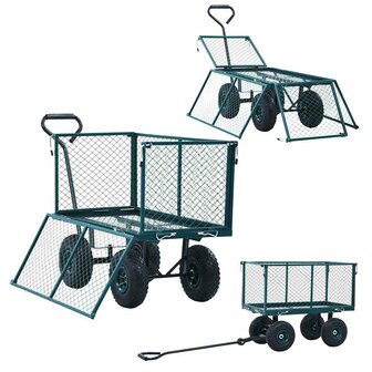 Tuinwagen 350 kg groen 7