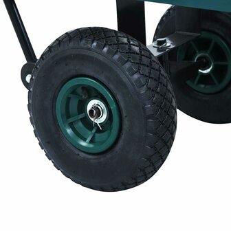 Tuinwagen 350 kg groen 8