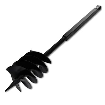 Grondboor met handvat 180 mm en verlengstukken 5 m (staal) 6