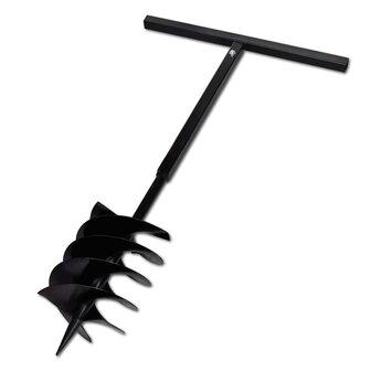 Grondboor met handvat 200 mm en verlengstukken 13 m (staal) 7