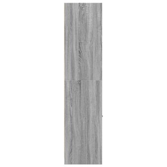 Apothekerskast 30x41x174,5 cm bewerkt hout grijs sonoma eiken 7