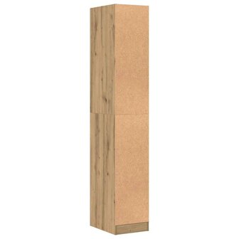 Apothekerskast 30x41x174,5 cm bewerkt hout artisanaal eiken 7