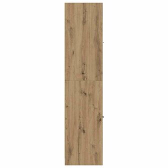 Apothekerskast 30x41x174,5 cm bewerkt hout artisanaal eiken 8