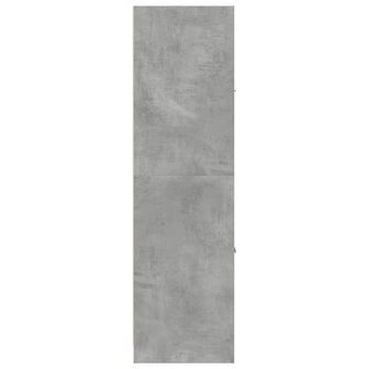 Apothekerskast 40x41x144,5 cm bewerkt hout betongrijs 7