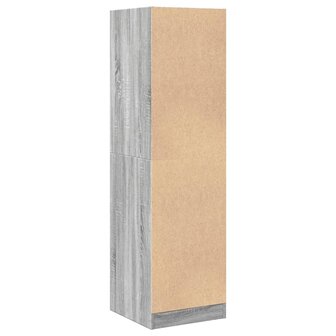 Apothekerskast 40x41x144,5 cm bewerkt hout grijs sonoma eiken 6