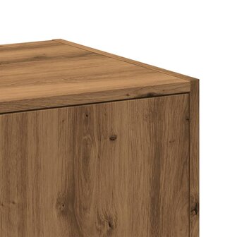 Apothekerskast 40x41x144,5 cm bewerkt hout artisanaal eiken 8