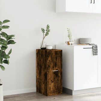 Apothekerskast 30x41x77,5 cm bewerkt hout gerookt eikenkleurig 3