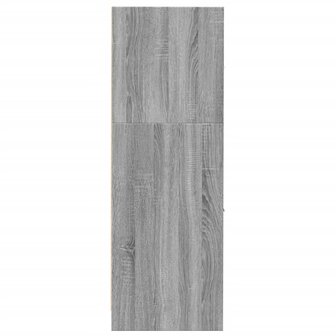 Apothekerskast 30x41x118 cm bewerkt hout grijs sonoma eiken 7