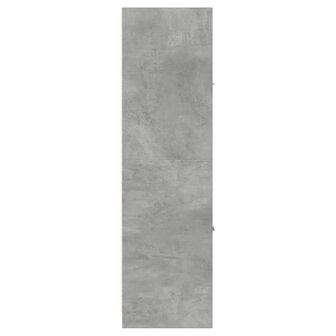 Apothekerskast 30x41x144,5 cm bewerkt hout betongrijs 7