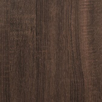 Apothekerskast 30x41x144,5 cm bewerkt hout bruin eikenkleurig 9