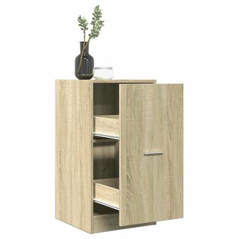 Apothekerskast 40x41x77,5 cm bewerkt hout sonoma eikenkleurig 1