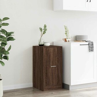 Apothekerskast 40x41x77,5 cm bewerkt hout bruin eikenkleurig 3