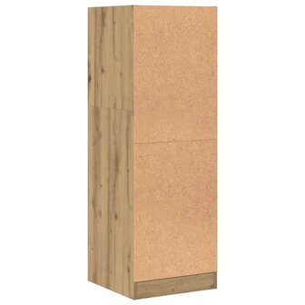 Apothekerskast 40x41x118 cm bewerkt hout artisanaal eikenkleur 7