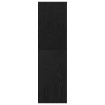 Apothekerskast Zwart Eiken 30x41x144,5 cm Bewerkt Hout 7