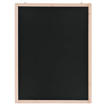 Krijtbord voor aan de wand 60x80 cm cederhout 2