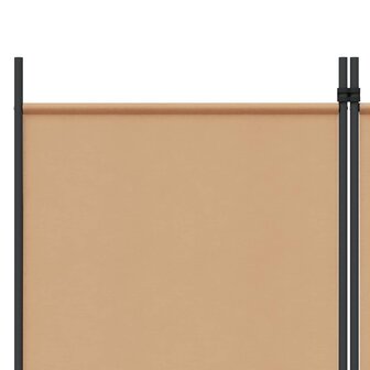 6-Panelen Kamerscherm Beige 300 x 200 cm Stof 7