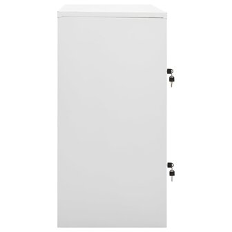 Lockerkasten 2 st 90x45x92,5 cm staal lichtgrijs en groen 4