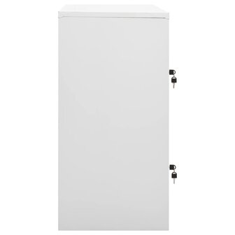 Lockerkasten 5 st 90x45x92,5 cm staal lichtgrijs en groen 4