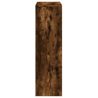 Kamerscherm / boekenkast 3-laags 99x29x99 cm hout gerookt eiken 7