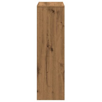 Kamerscherm / boekenkast 3-laags 99x29x99 cm hout artisanaal 7