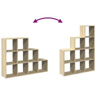 Kamerscherm / boekenkast 137,5x29x103,5 cm hout sonoma eiken 9