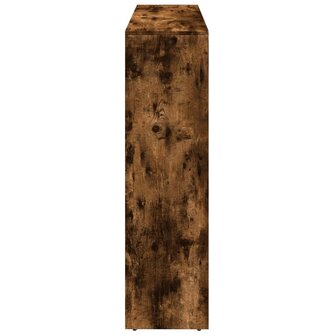 Kamerscherm / boekenkast 137,5x29x103,5 cm hout gerookt eiken 7