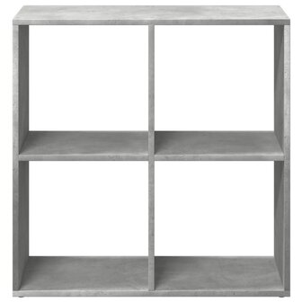 Kamerscherm / boekenkast 69,5x29x69,5 cm hout betongrijs 5