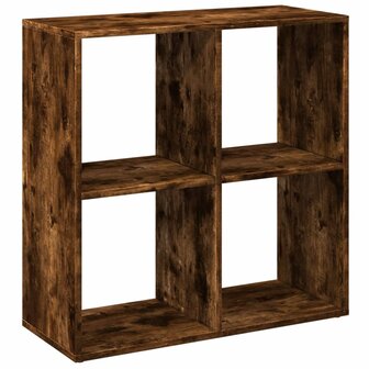 Kamerscherm / boekenkast 69,5x29x69,5 cm hout gerookt eiken 6