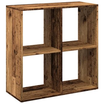 Kamerscherm / boekenkast 69,5x29x69,5 cm hout oud houtkleur 6