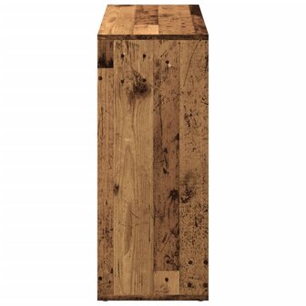 Kamerscherm / boekenkast 69,5x29x69,5 cm hout oud houtkleur 7
