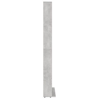 Cd-kast 102x16x177,5 cm bewerkt hout betongrijs 4