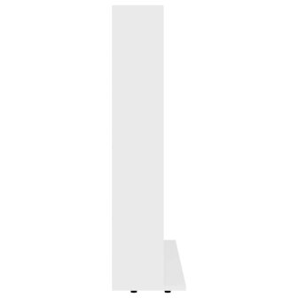 Cd-kast 100x23x89,5 cm bewerkt hout wit 5