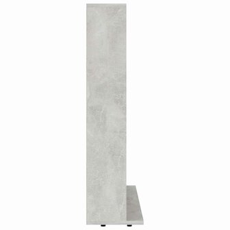 Cd-kast 100x23x89,5 cm bewerkt hout betongrijs 4