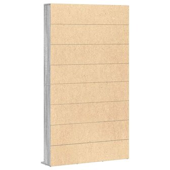 Cd-kast 102x23x177,5 cm bewerkt hout grijs sonoma eikenkleurig 6