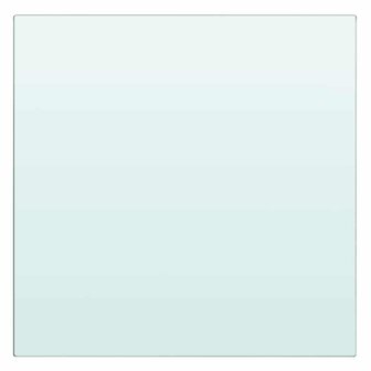 Wandschap transparant 20x20 cm glas 2