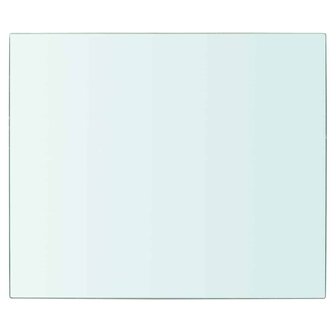 Wandschap transparant 30x25 cm glas 2
