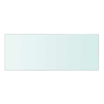 Wandschap transparant 40x15 cm glas 2