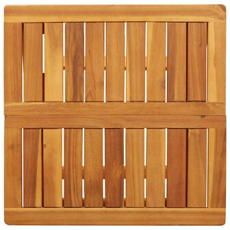 Tuintafel inklapbaar 50x50x50 cm massief acaciahout 8