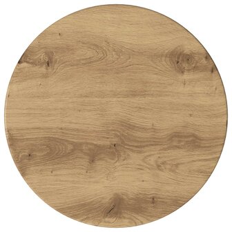 Bijzetkast Artisanaal eiken 40 x 40 x 100 cm Geconstrueerd hout 7