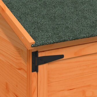 Tuinschuur Bruin 59,5 x 56 x 176,5 cm Bewerkt hout 8