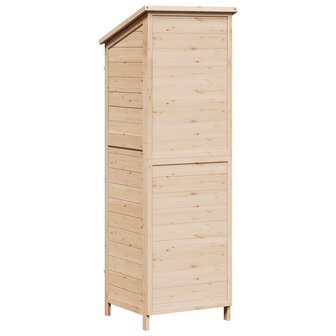 Tuinschuur Naturel 59 x 56 x 176 cm Massief Vurenhout 7