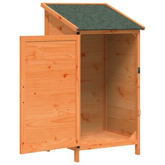 Tuinschuur Bruin 59,5 x 56 x 113,5 cm Bewerkt hout 4
