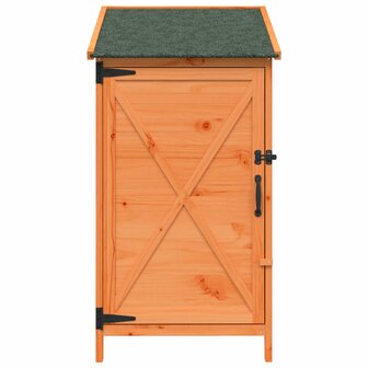 Tuinschuur Bruin 59,5 x 56 x 113,5 cm Bewerkt hout 5