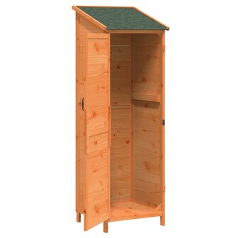 Tuinschuur Bruin 59,5 x 56 x 176,5 cm Bewerkt hout 4