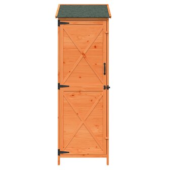Tuinschuur Bruin 59,5 x 56 x 176,5 cm Bewerkt hout 5